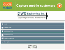 Tablet Screenshot of gwsengineering.com